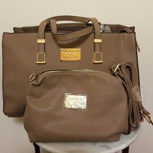 bebe tan purse